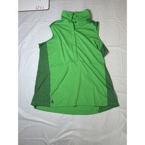 Womens Antigua Green DESERT DRY active top, sleeveless, size XL